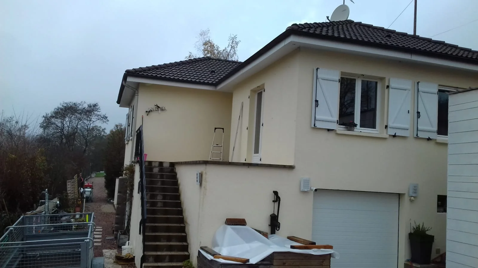 Image de la maison avant l'extension